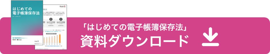 「はじめての電子帳簿保存法」資料ダウンロード