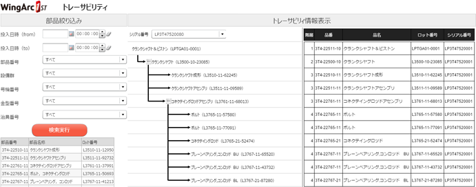 階層ツリー表示 - イメージ