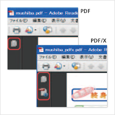 PDF/X変換イメージ