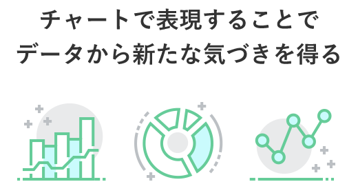 チャートで表現することでデータから新たな気づきを得る