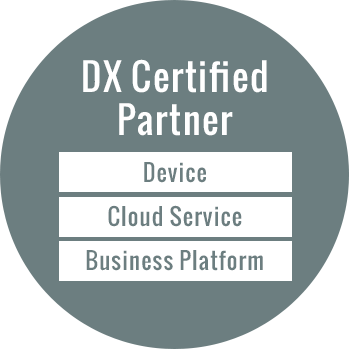 DX Certified Partner（Device/Cloud Service/Business Platform）
